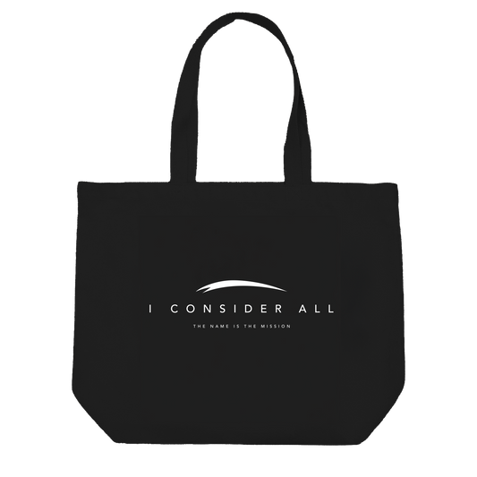 I CONSIDER ALL TOTE BAG - BLACK